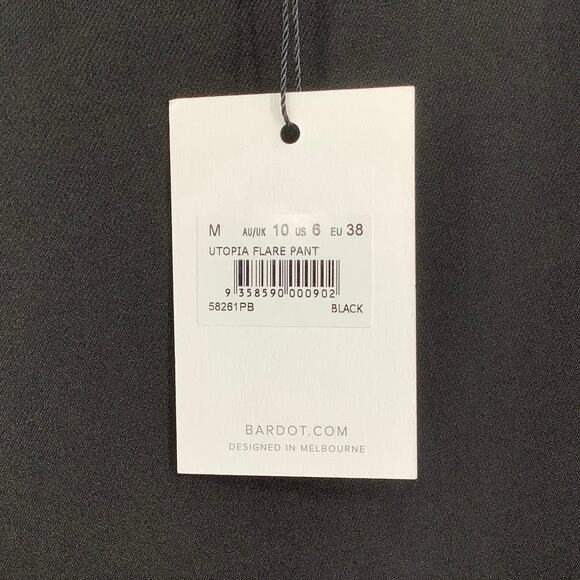 Bardot Elegant Black Flare Pants - Picture 10 of 10